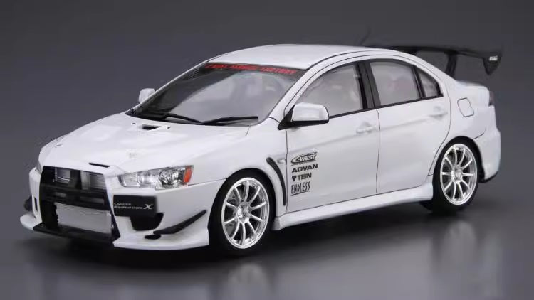 Mitsubushi Lancer Evo C-West CZ4A '07 Aoshima 1:24 plastic kit 05897