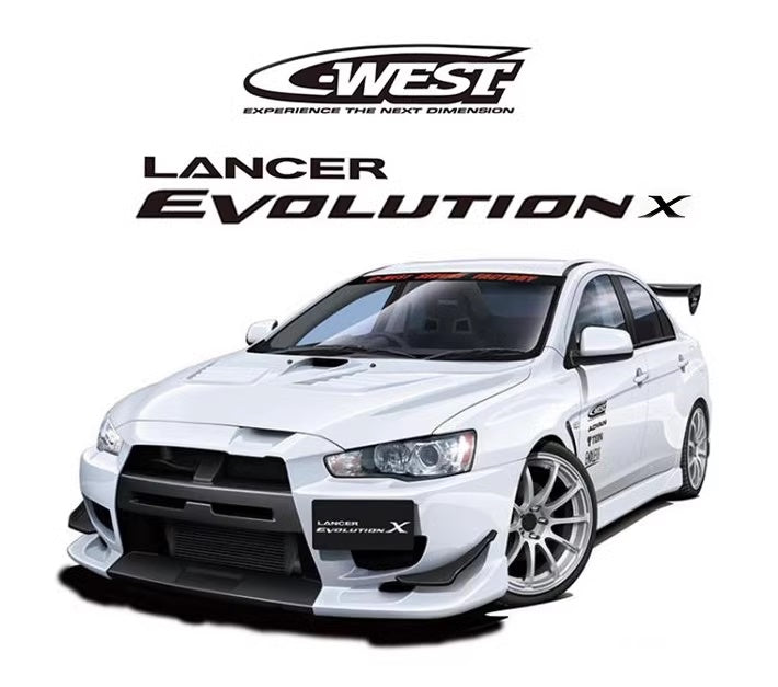 Mitsubushi Lancer Evo C-West CZ4A '07 Aoshima 1:24 plastic kit 05897