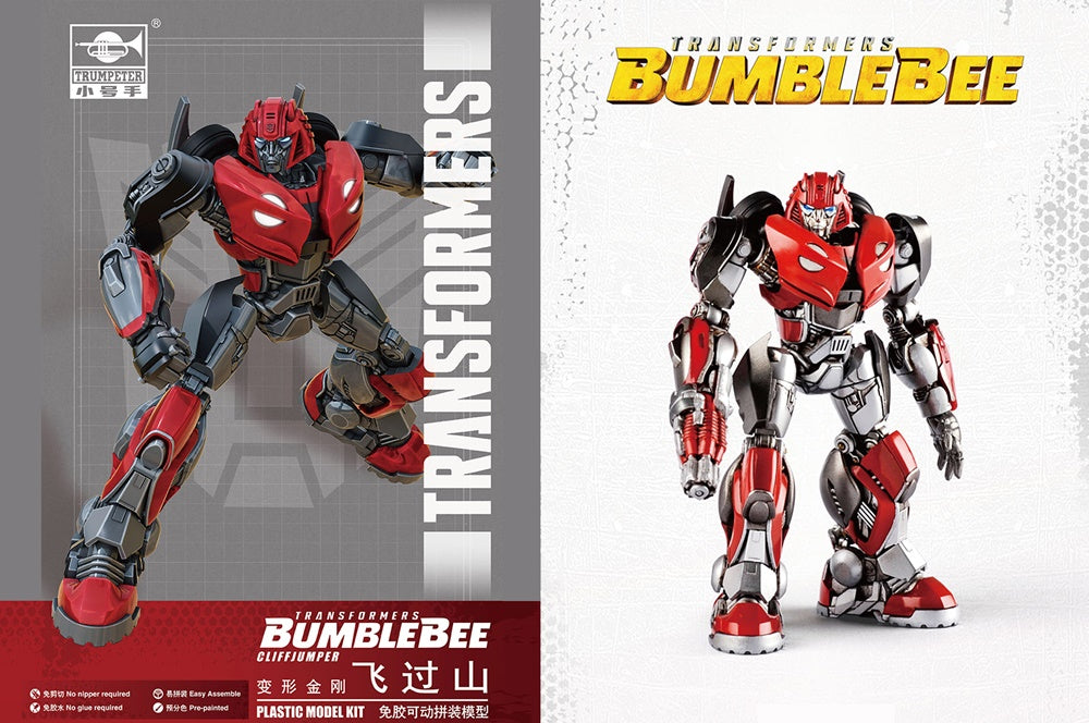 Transformers BUMBLEBEE CLIFFJUMPER Assemble Model kit Trumpeter 08118