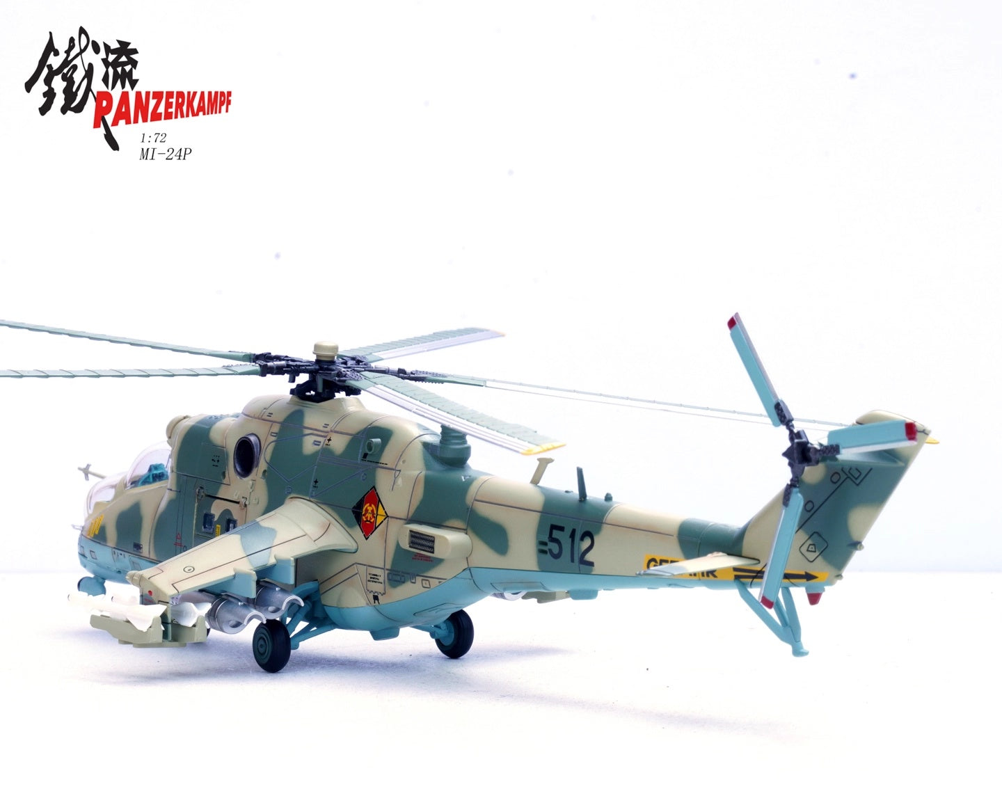 Mil Mi-24P Hind 5th Helicopter Sqn. 512 East Germany Panzerkampf 1/72 14005PG