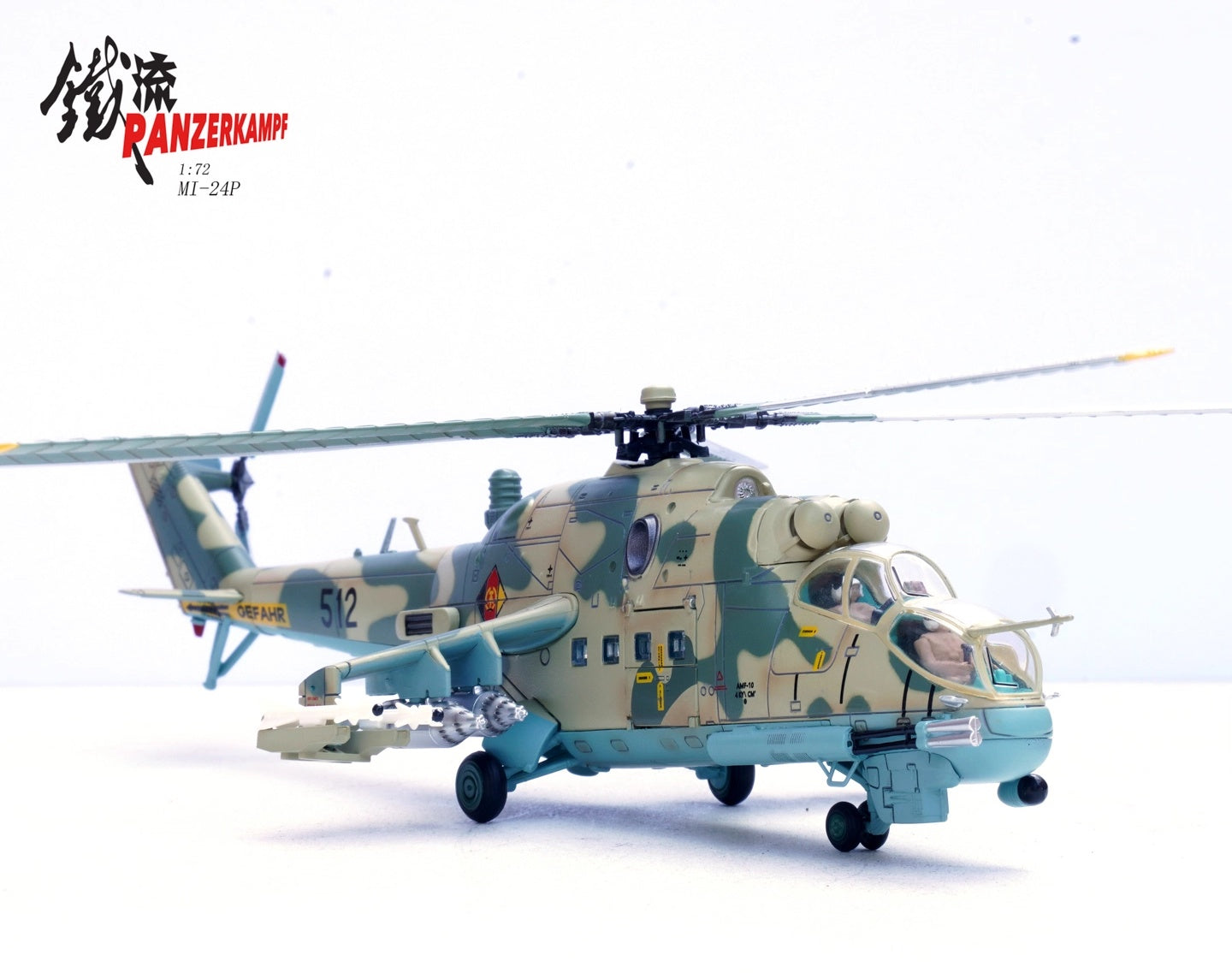 Mil Mi-24P Hind 5th Helicopter Sqn. 512 East Germany Panzerkampf 1/72 14005PG