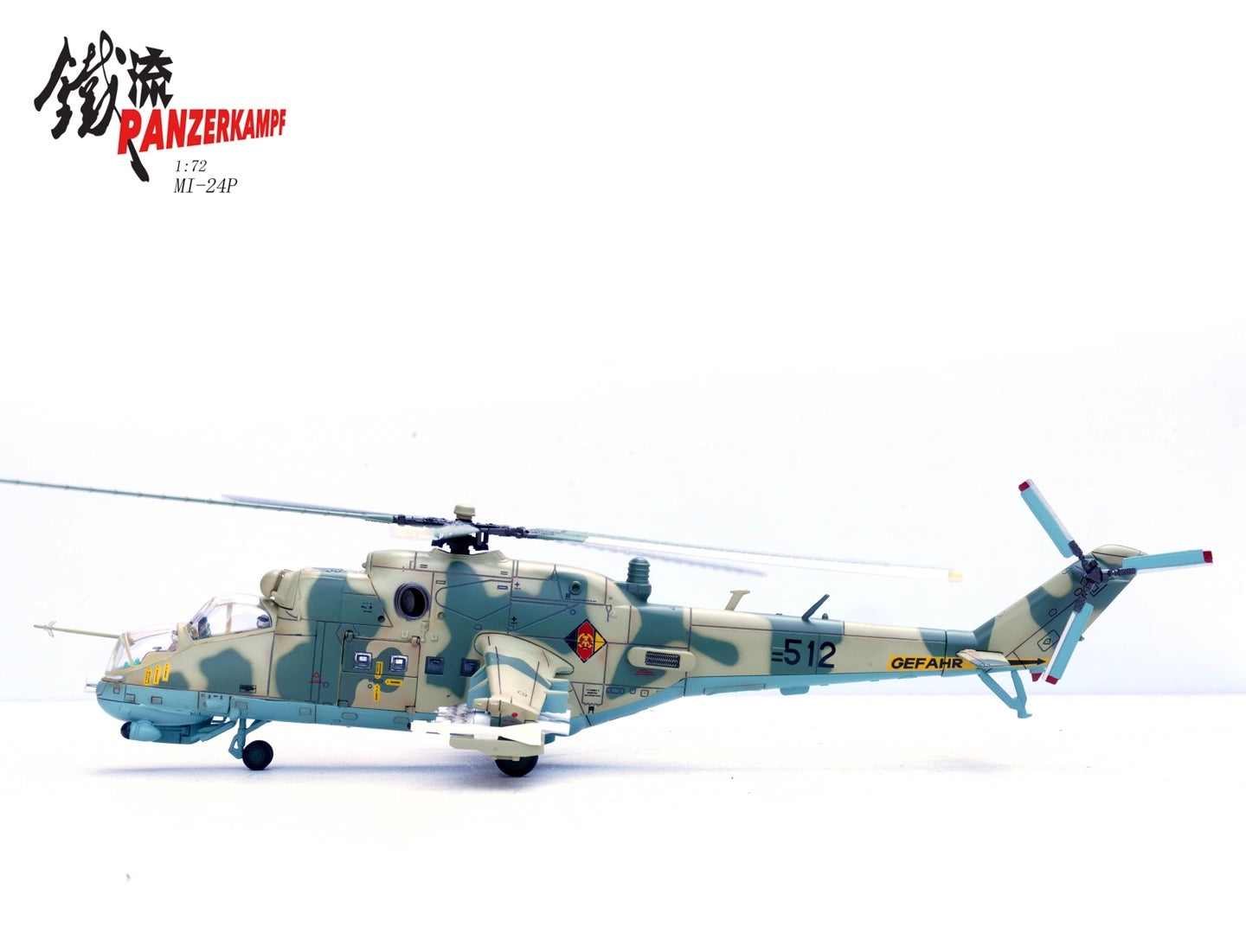 Mil Mi-24P Hind 5th Helicopter Sqn. 512 East Germany Panzerkampf 1/72 14005PG