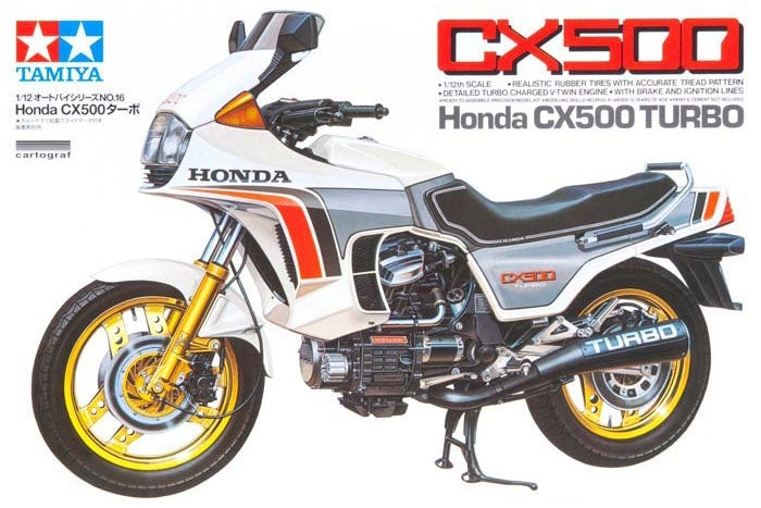 HONDA CX500 TURBO motorcycle Tamiya 1/12 plastic kit 14016
