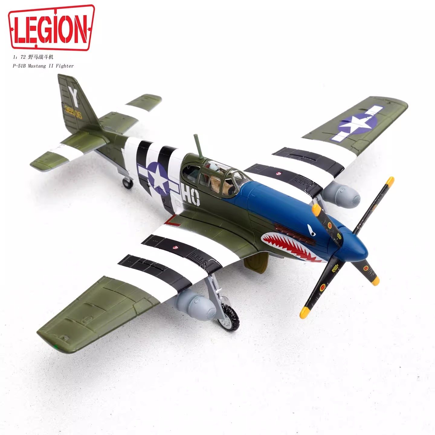 North American P-51B Mustang «Blue-Nosed Bastards» (1943) LEGION 1:72 14606LF
