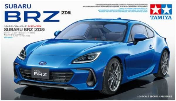 SUBARU BRZ (ZD8) TAMIYA 1/24 plastic kit 24362
