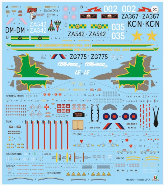 Tornado GR.4 ITALERI 1:32 plastic kit 2513