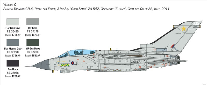 Tornado GR.4 ITALERI 1:32 plastic kit 2513