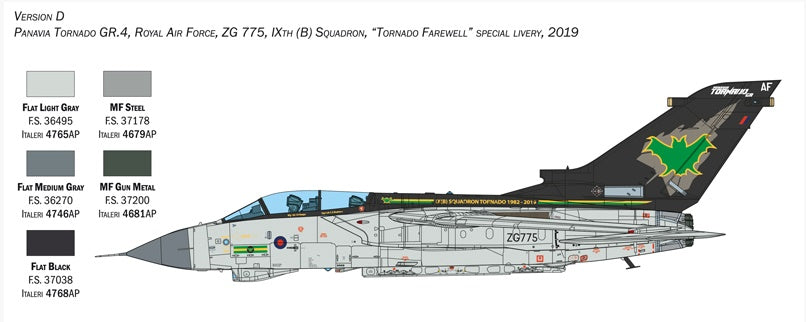 Tornado GR.4 ITALERI 1:32 plastic kit 2513