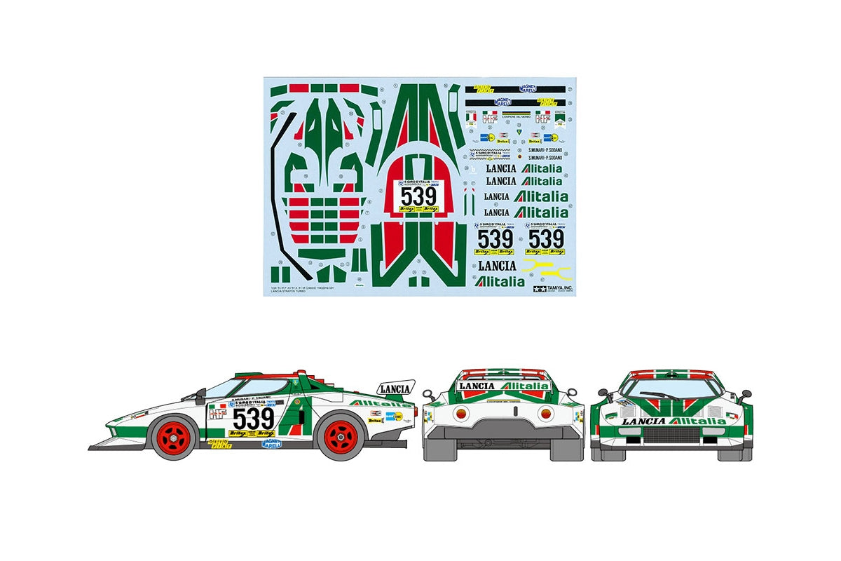 LANCIA STRATOS TURBO TAMIYA 1/24 plastic model kit 25210