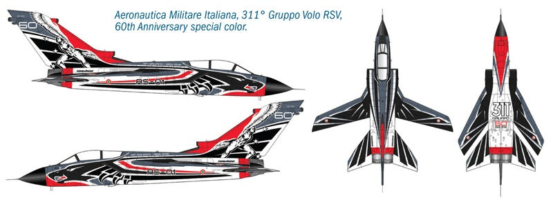 TORNADO IDS 311° GV RSV-60° ANNIV. ITALERI 1/48 plastic kit 2766
