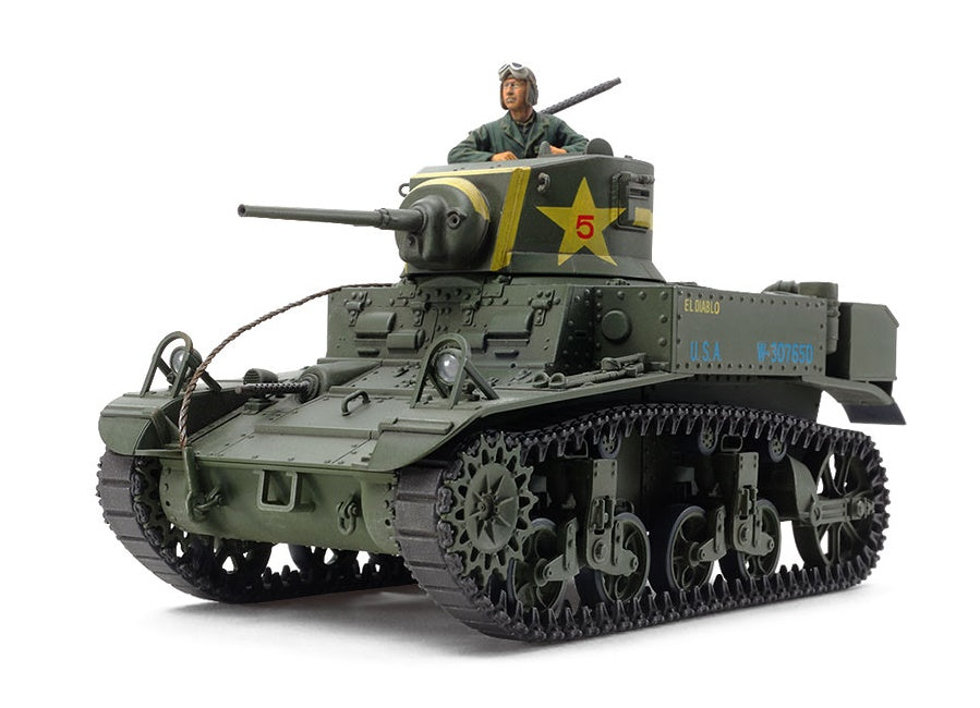 U.S. Light Tank M3 Stuart Late Production Tamiya 1/35 plastic kit 35360