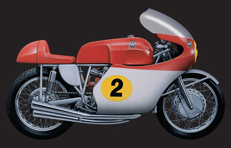 MV AGUSTA 500 cc. 4 CYLINDERS - 1964 ITALERI 1:9 plastic model kit 4630