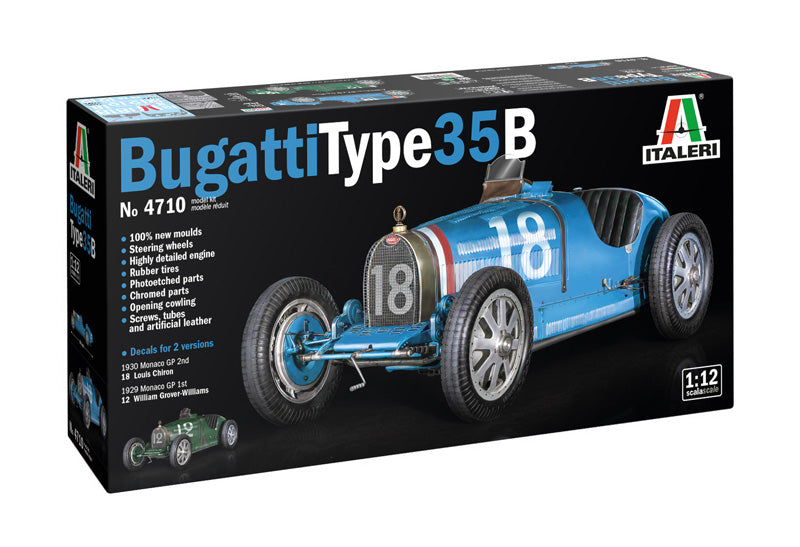 Bugatti Type 35B ITALERI 1:12 plastic kit 4710