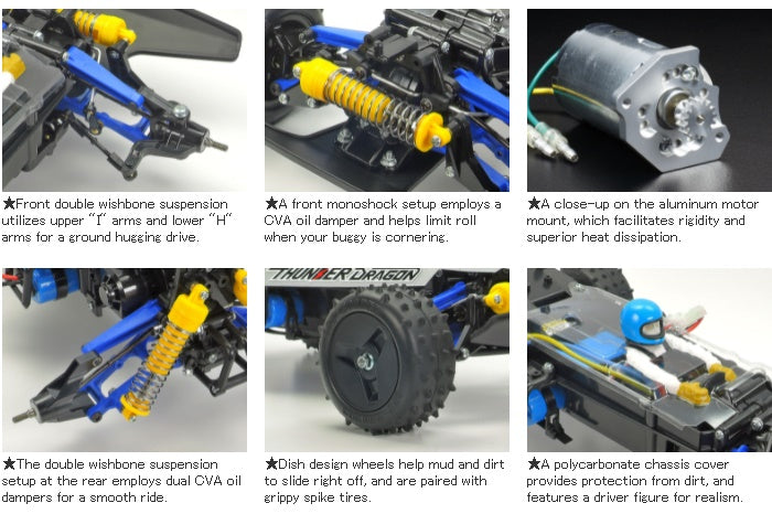 THUNDER DRAGON (2021) Tamiya 1/10 R/C 4WD car kit 47458