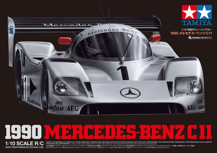 1/10 R/C 1990 MERCEDES-BENZ C11 TAMIYA 47484