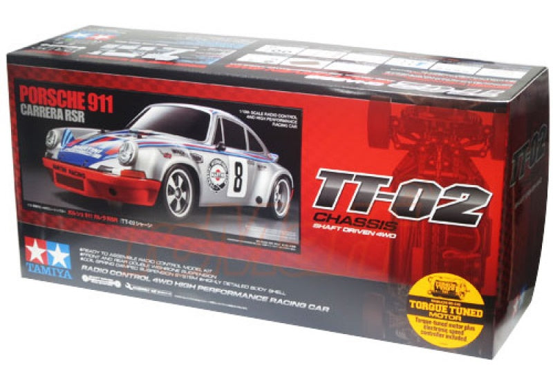 1/10 R/C PORSCHE 911 CARRERA RSR TT-02 TAMIYA 58571-60A