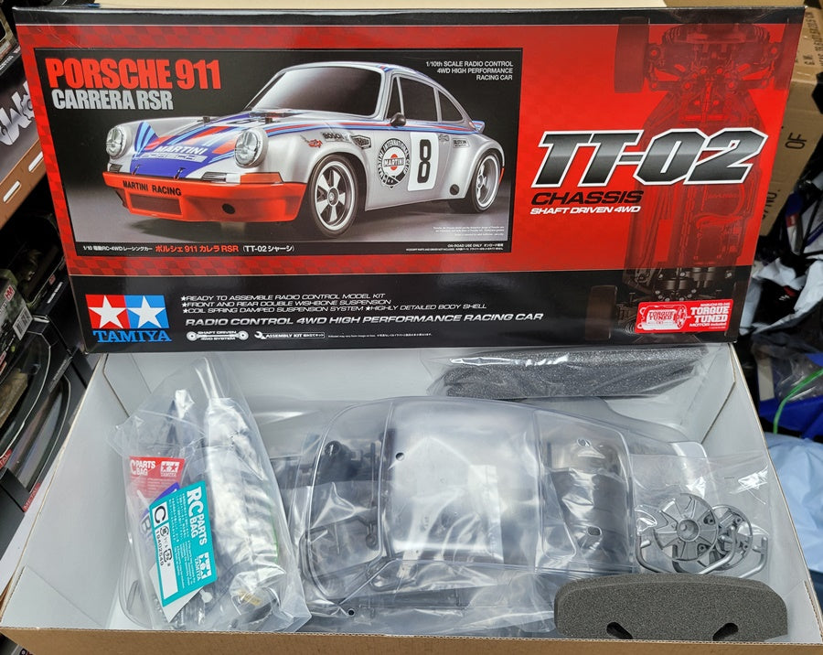 1/10 R/C PORSCHE 911 CARRERA RSR TT-02 TAMIYA 58571-60A