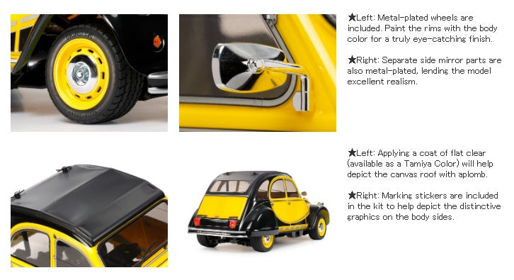 1/10 R/C Citroën 2CV Charleston (M-05) with ESC Tamiya 58655