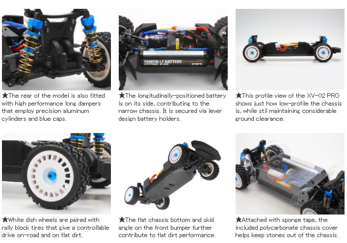 XV-02 PRO Chassis Kit TAMIYA 1/10 58707