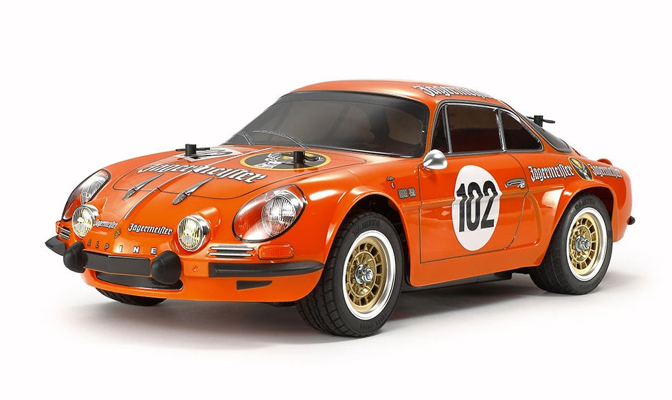 1/10 RC Alpine A110 Jagermeister 1973 (M-06 Chassis) Tamiya assembly kit 58708-60A