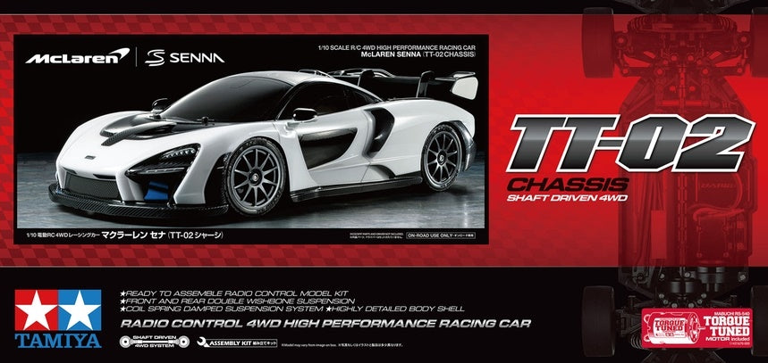RC McLaren Senna (TT-02 chassis) Tamiya 1/10 58711-60A