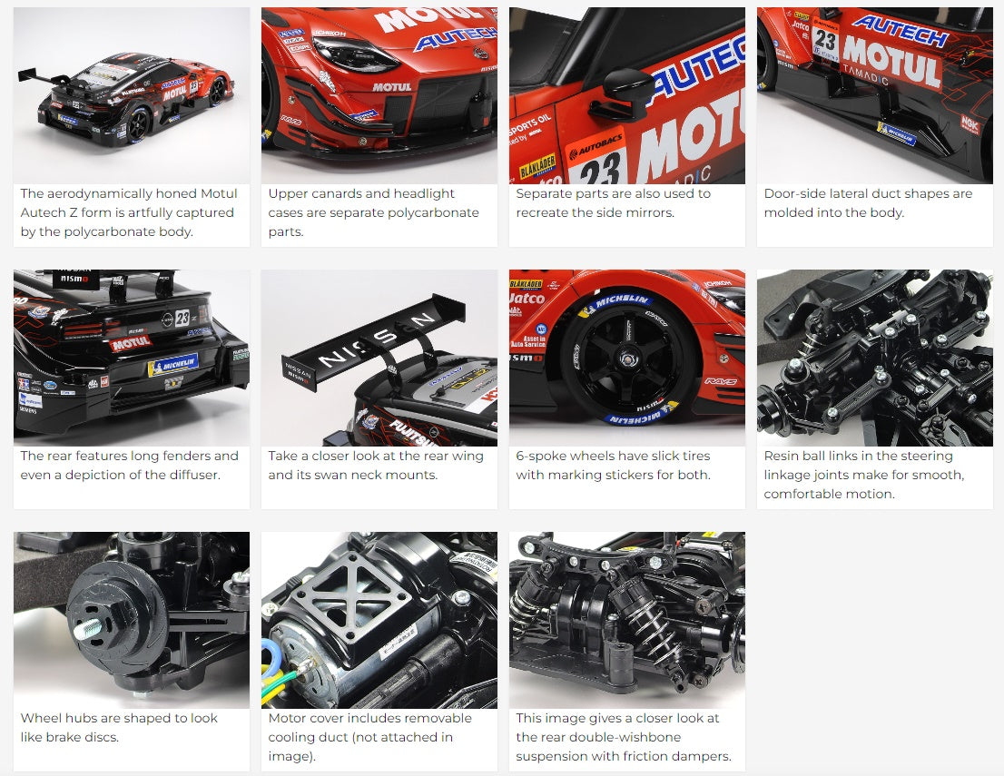 1/10 R/C MOTUL AUTECH Z (TT-02) TAMIYA 58735-60A