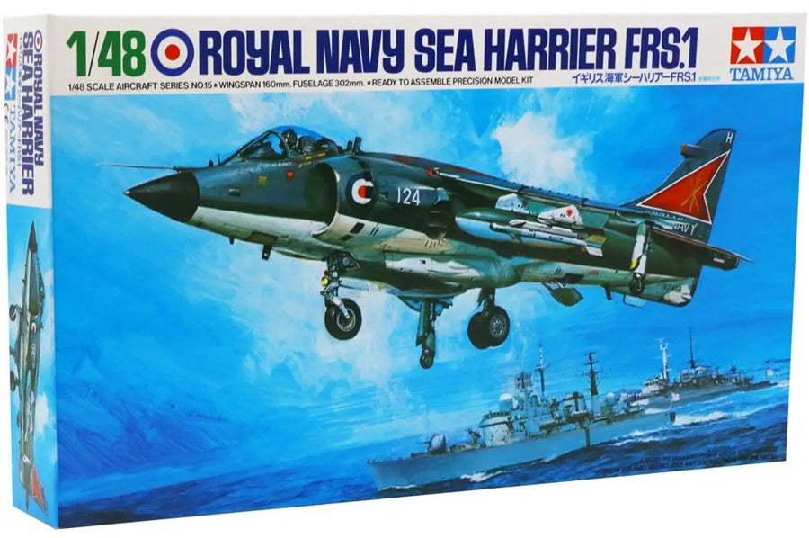 Royal Navy Sea Harrier FRS.1 Tamiya 1/48 plastic kit 61026