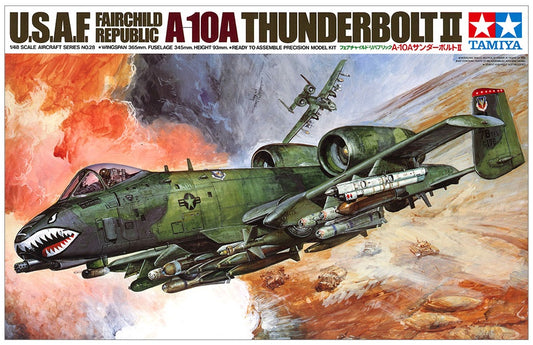 USAF Fairchild Republic A-10A Thunderbolt II Tamiya 1/48 plastic kit 61028