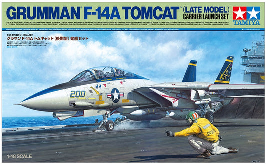 F-14A Tomcat (Late Model) Carrier Launch Set Tamiya 1/48 plastic kit 61122