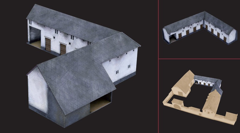 LA HAYE SAINTE - STABLES Italeri 1:72 plastic kit 6176