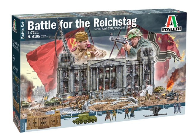 Battle for the Reichstag 1945 - BATTLE SET Diorama Italeri 1:72 assembly kit 6195