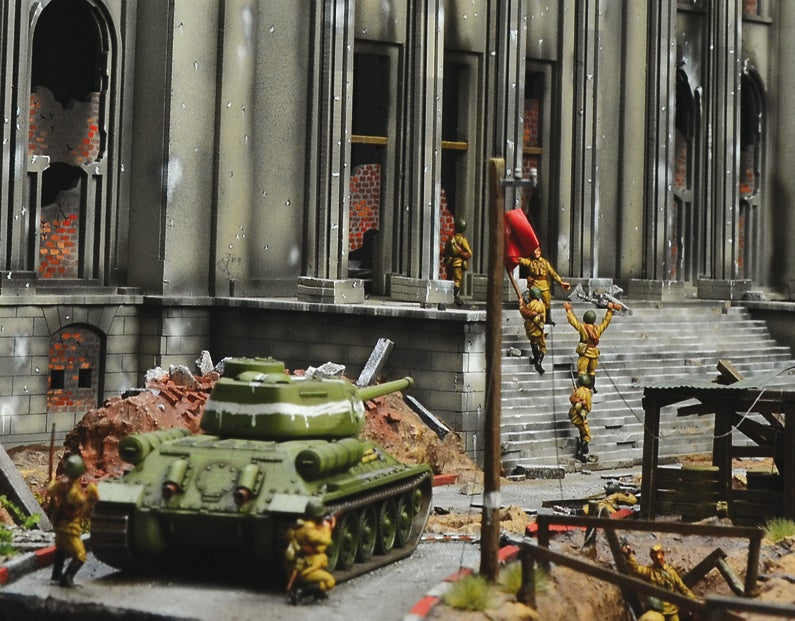 Battle for the Reichstag 1945 - BATTLE SET Diorama Italeri 1:72 assembly kit 6195