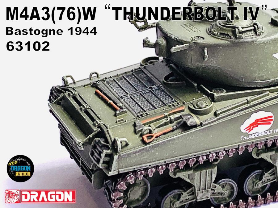 M4A3(76)W "Thunderbolt IV" Bastogne 1944 NEO Dragon Armor 1/72 63102