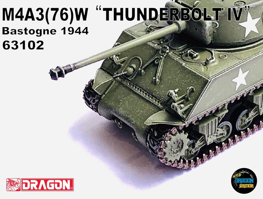 M4A3(76)W "Thunderbolt IV" Bastogne 1944 NEO Dragon Armor 1/72 63102