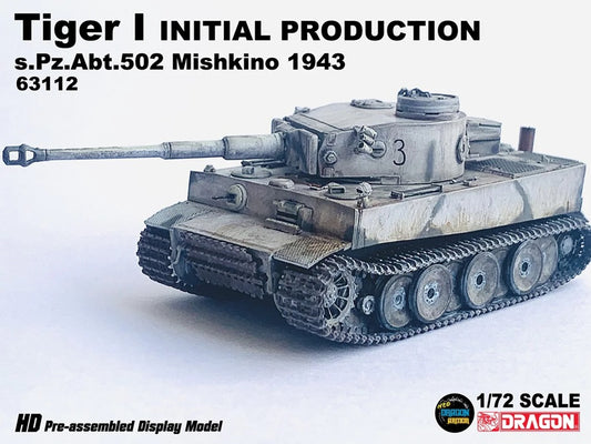 Tiger I Initial Production s.Pz.Abt.502 Mishkino 1943 Dragon Armor 1/72 63112