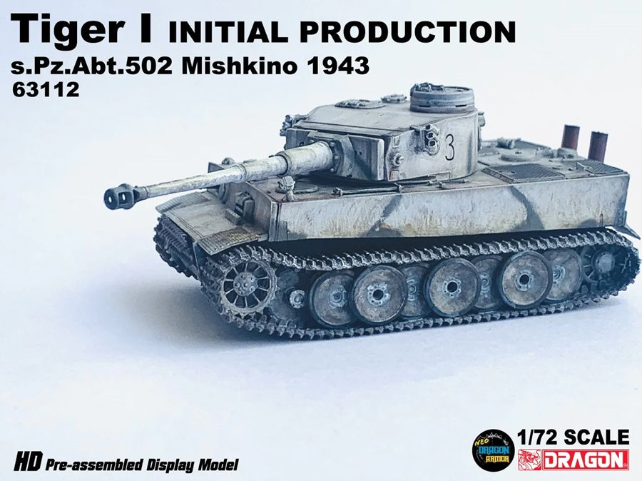 Tiger I Initial Production s.Pz.Abt.502 Mishkino 1943 Dragon Armor 1/72 63112
