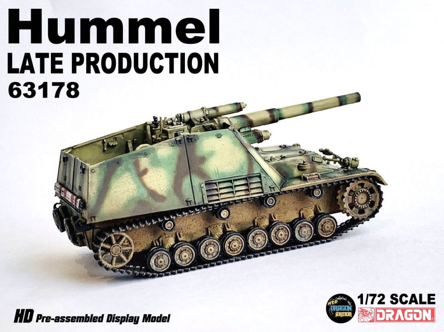 1/72 Sd.Kfz.165 Hummel Late Production DRAGON ARMOR 1/72 63178