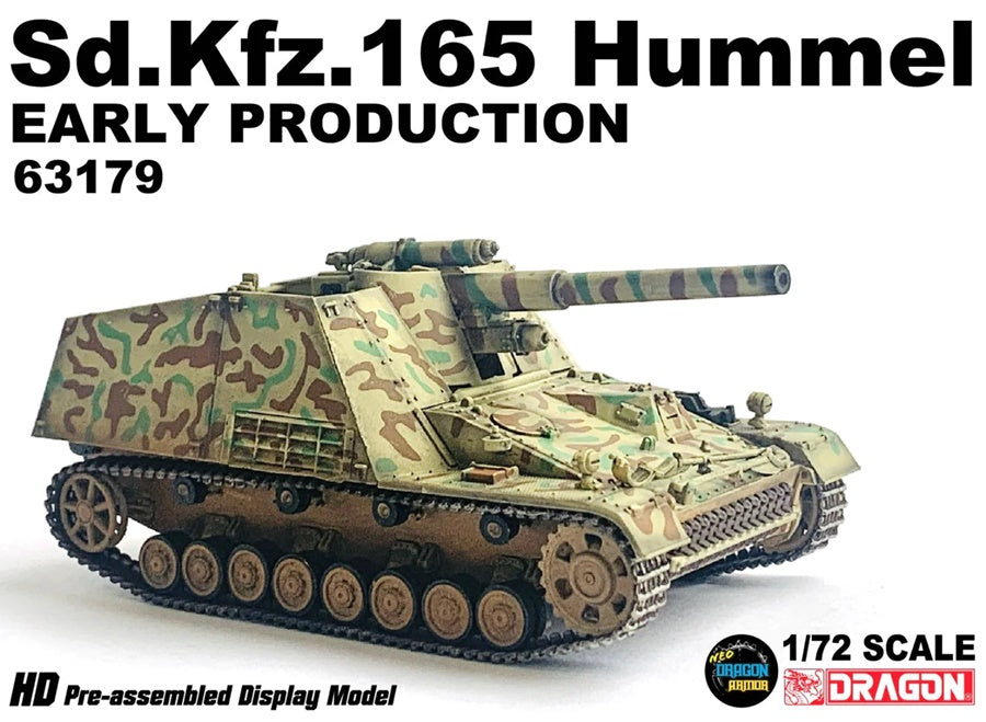 Sd.Kfz.165 Hummel Early Production Neo Dragon Armor 1/72 63179