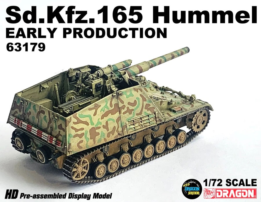 Sd.Kfz.165 Hummel Early Production Neo Dragon Armor 1/72 63179