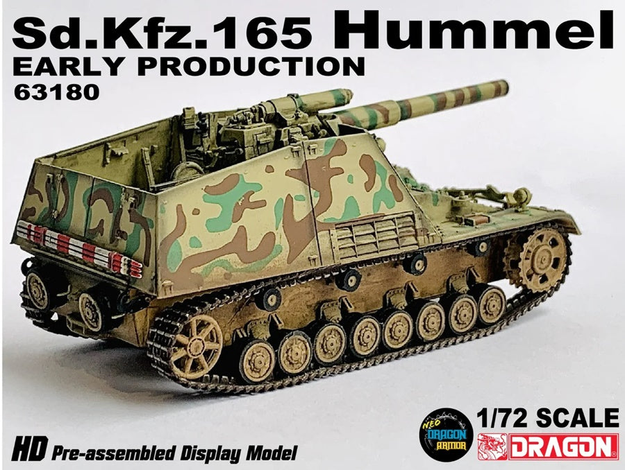 Sd.Kfz.165 Hummel Early Production Neo Dragon Armor 1/72 63180