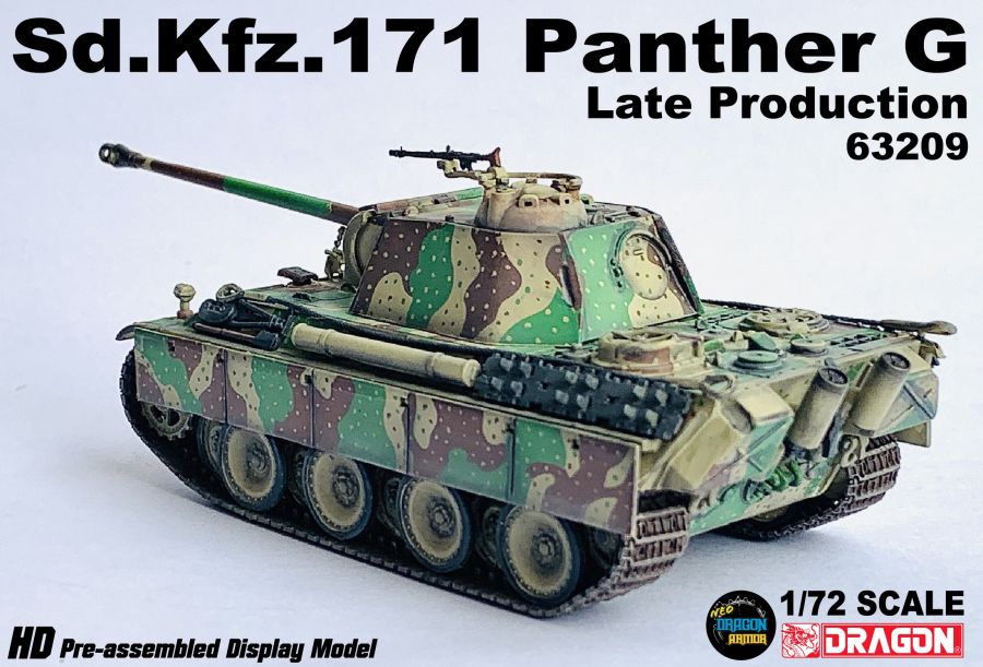 Sd.Kfz.171 Panther Ausf.G Late Production, France 1944 Dragon 1/72 63209