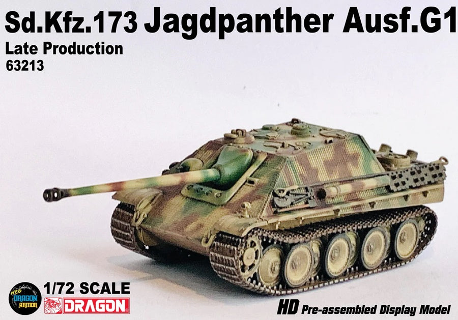 Sd.Kfz.173 Jagdpanther Late Production France 1944 DRAGON ARMOR 1/72 63213