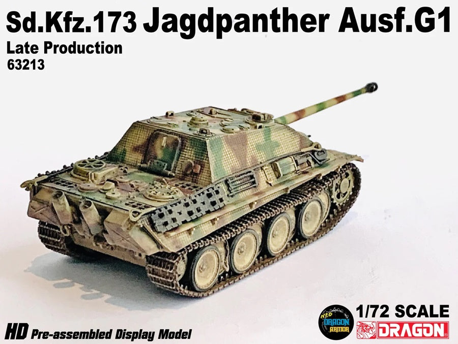 Sd.Kfz.173 Jagdpanther Late Production France 1944 DRAGON ARMOR 1/72 63213