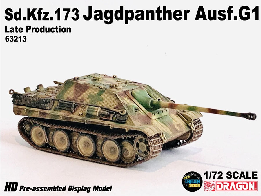 Sd.Kfz.173 Jagdpanther Late Production France 1944 DRAGON ARMOR 1/72 63213