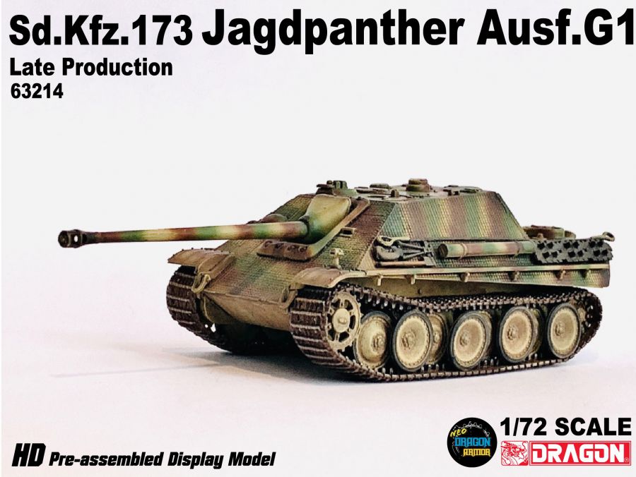 Sd.Kfz.173 Jagdpanther Late Production s.Pz.Jg.Abt.560 DRAGON 1/72 63214