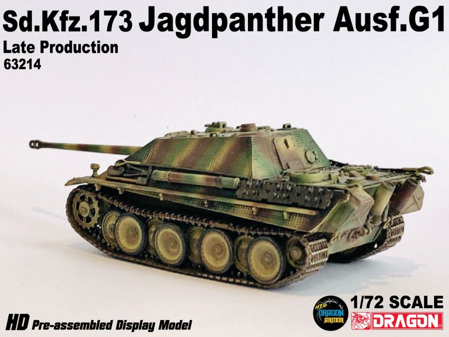Sd.Kfz.173 Jagdpanther Late Production s.Pz.Jg.Abt.560 DRAGON 1/72 63214