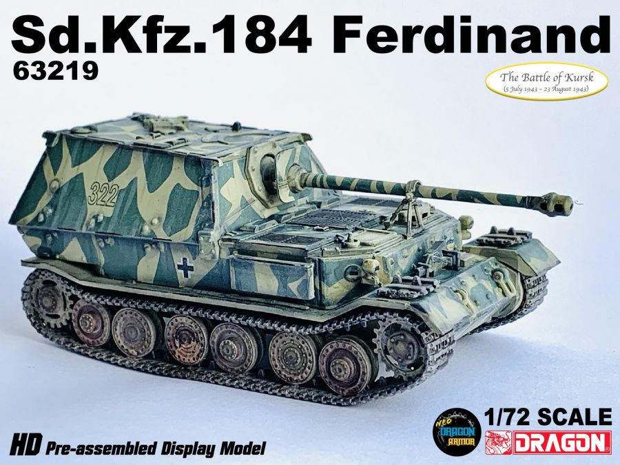 Sd.Kfz.184 Ferdinand s.Pz.Jg.Abt.653 Kursk 1943 Neo Dragon Armor 1/72 63219