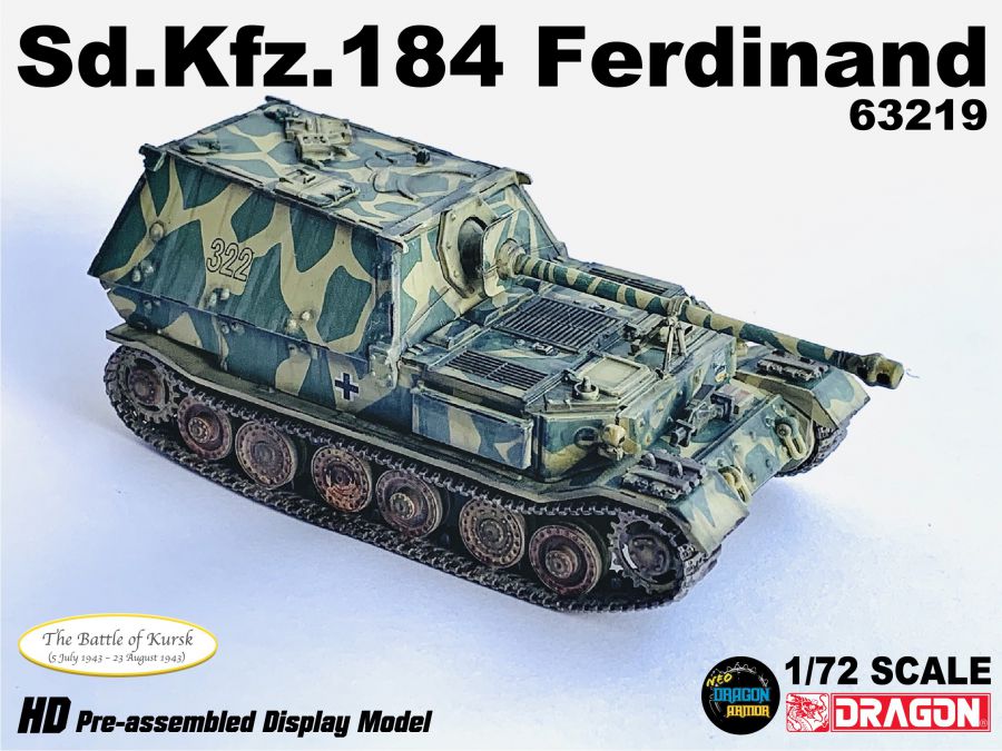 Sd.Kfz.184 Ferdinand s.Pz.Jg.Abt.653 Kursk 1943 Neo Dragon Armor 1/72 63219