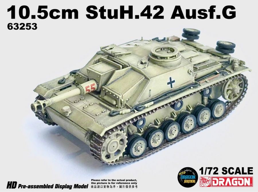 10.5cm StuH.42 Ausf.G Pz.Reg.Hermann Goring DRAGON 1/72 63253