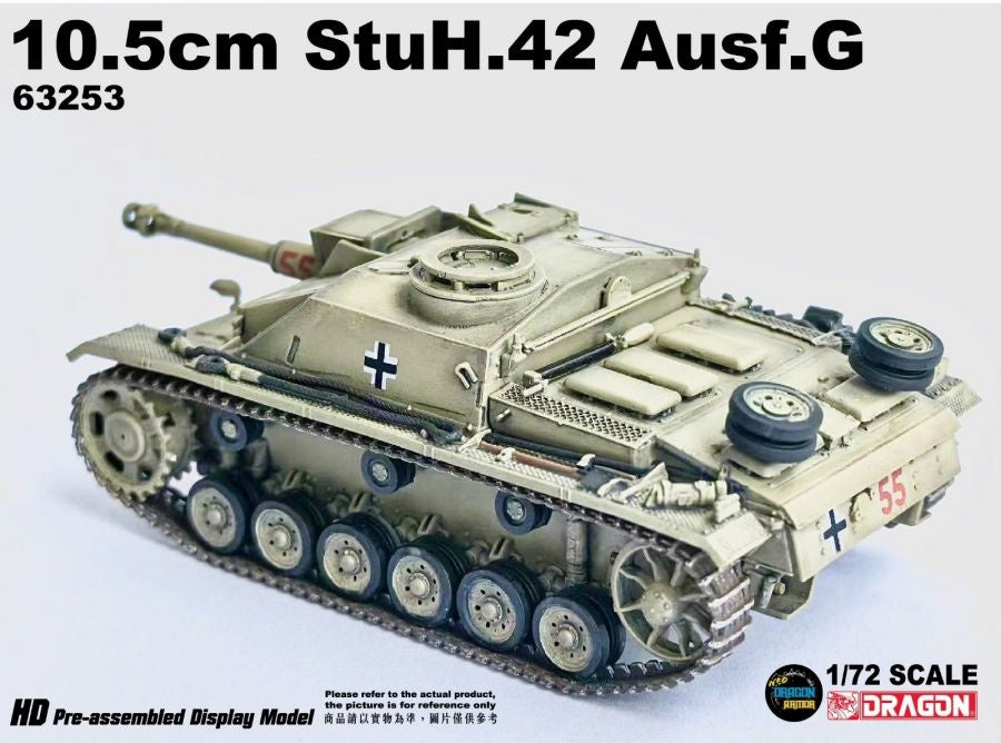 10.5cm StuH.42 Ausf.G Pz.Reg.Hermann Goring DRAGON 1/72 63253